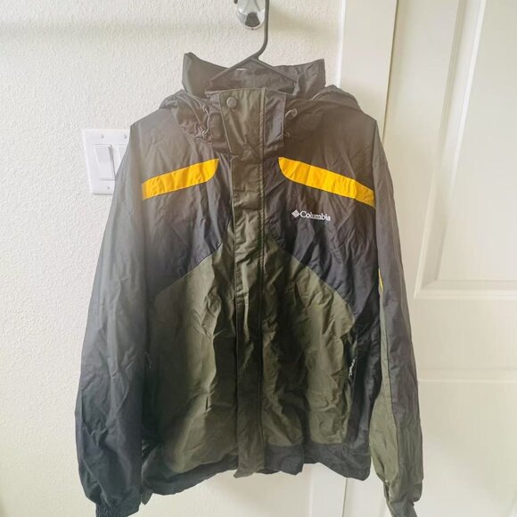 Columbia Men's Eager Air Interchange Jacket Surplus Green, XL - Picture 2 of 13